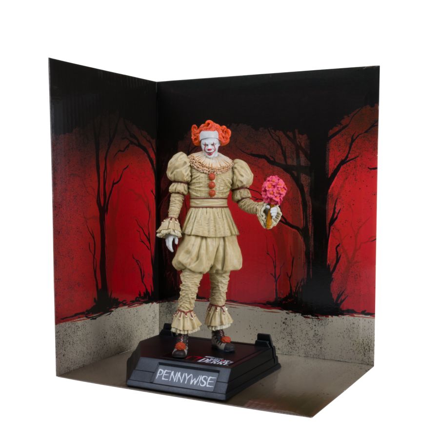 Welcome to Derry - Pennywise (Flashback) 6" Movie Maniacs Figure