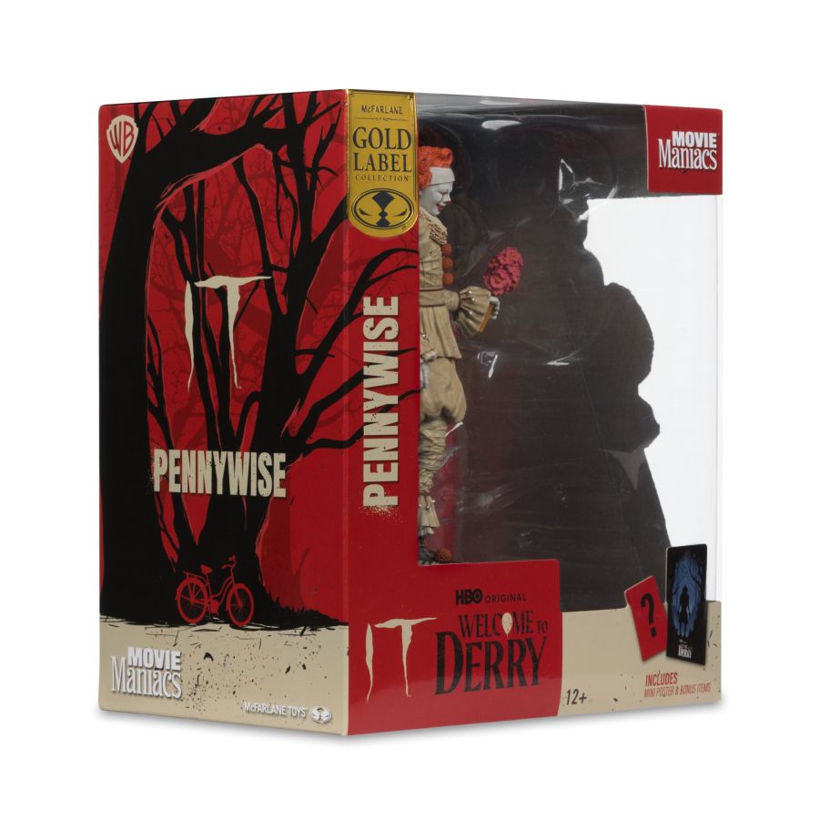 Welcome to Derry - Pennywise (Flashback) 6" Movie Maniacs Figure