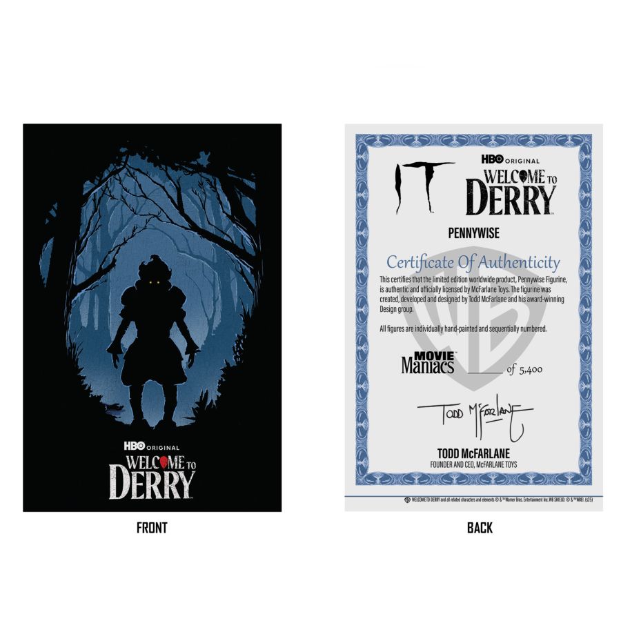 Welcome to Derry - Pennywise (Flashback) 6" Movie Maniacs Figure