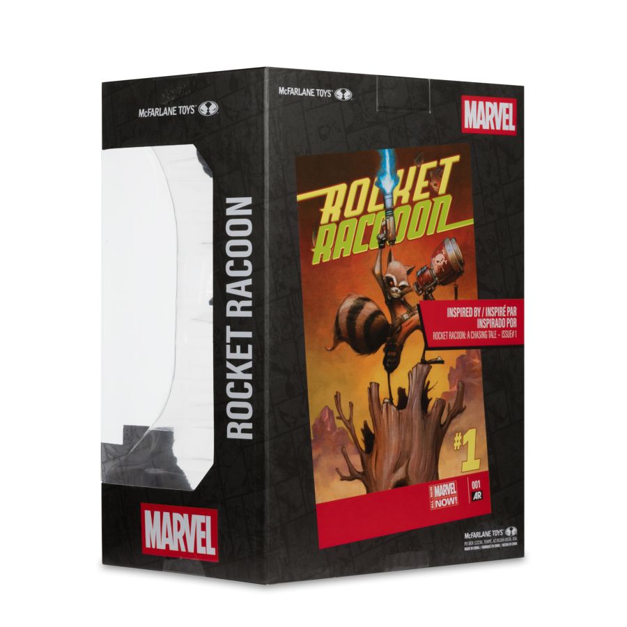 Marvel Comics - Rocket Raccoon with Comic (Chasing Tale #1) 1:6 Scale Figure