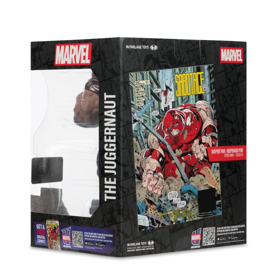 Marvel Comics - The Juggernaut (Spider-Man 16) 1:10 Scale Collectible Figure with Scene