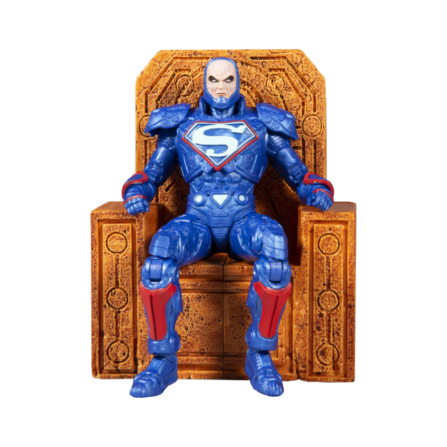 DC - Luthor Power Suit BU w/Throne 7" Figure