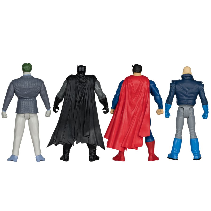 DC Comics - Batman, Son Of Batman, Superman & Joker 3" Figure with Comic 4-Pack