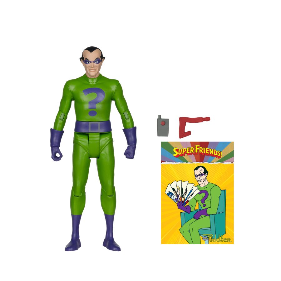 DC Super Friends - Riddler (Chase Version) 6" Retro Figure