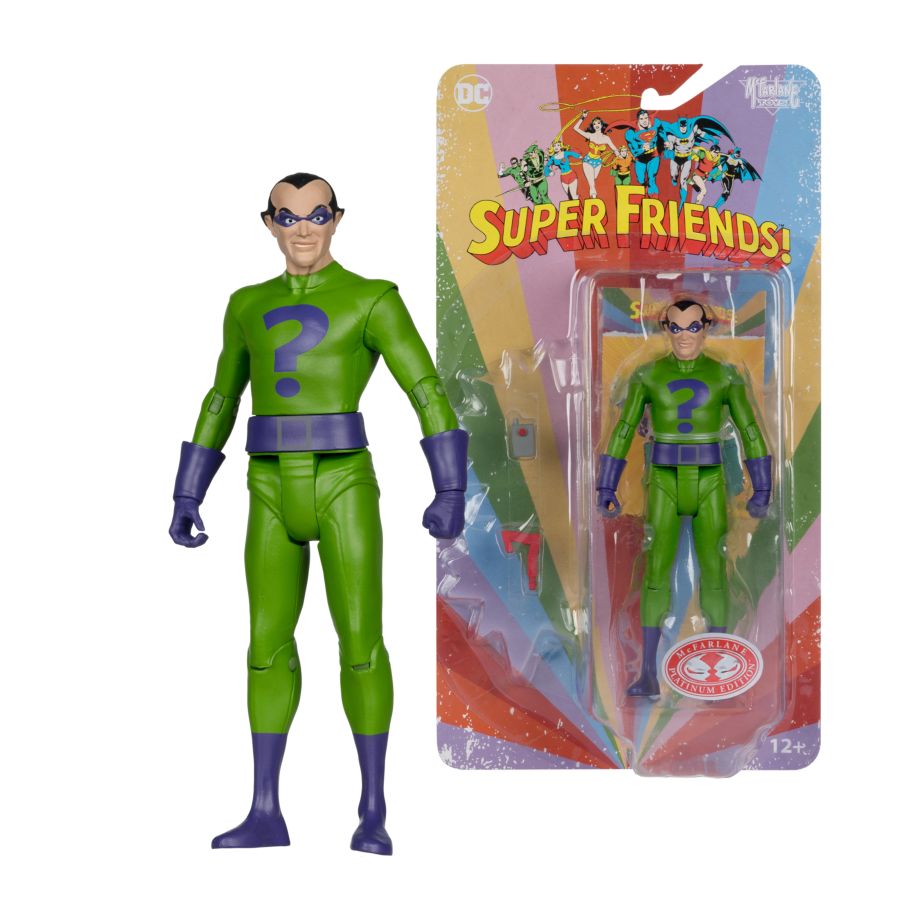 DC Super Friends - Riddler (Chase Version) 6" Retro Figure