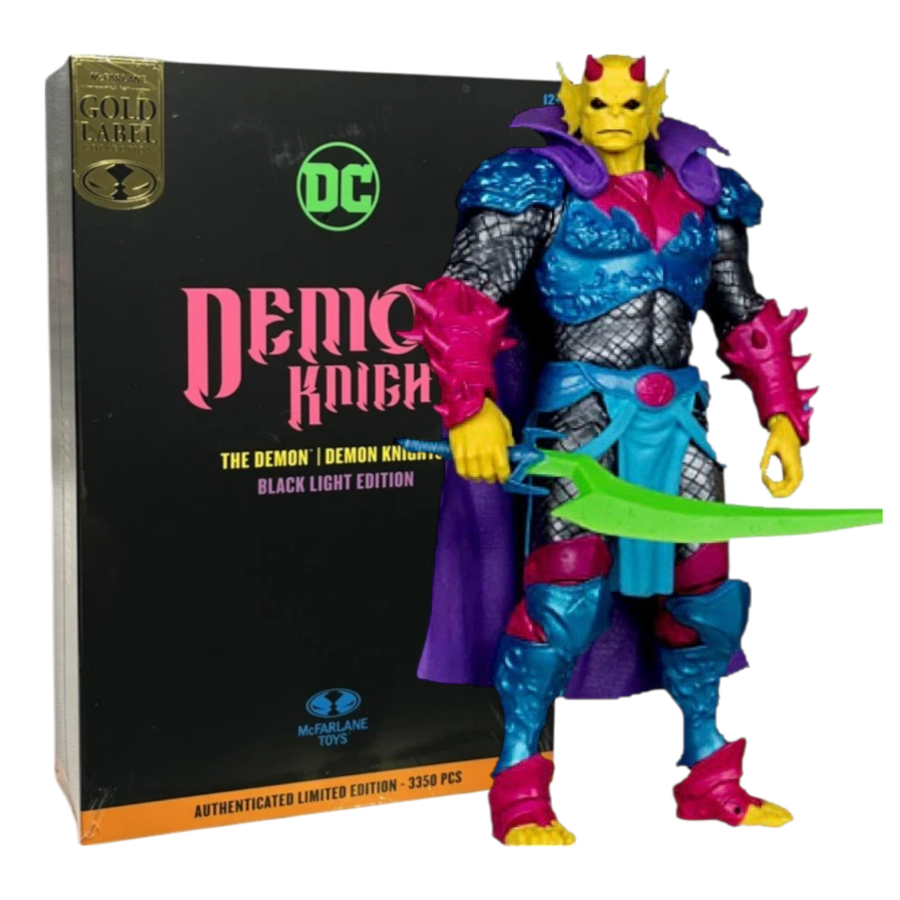 DC Comics - Demon Black Light Gold Label 7" Figure
