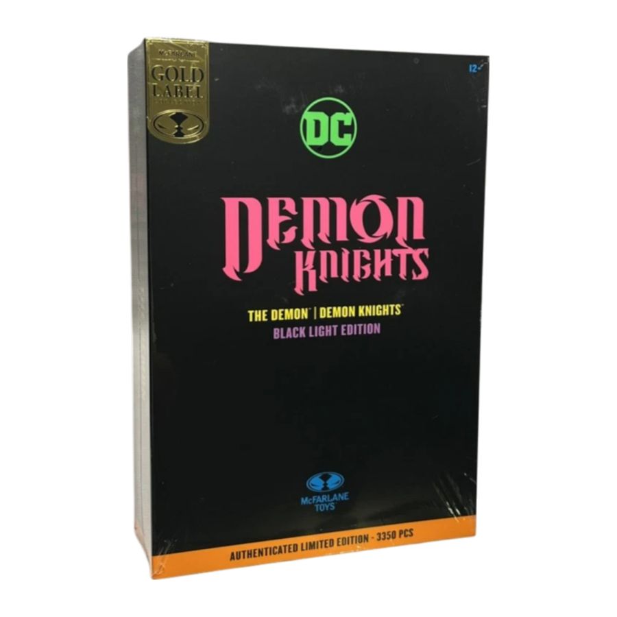 DC Comics - Demon Black Light Gold Label 7" Figure