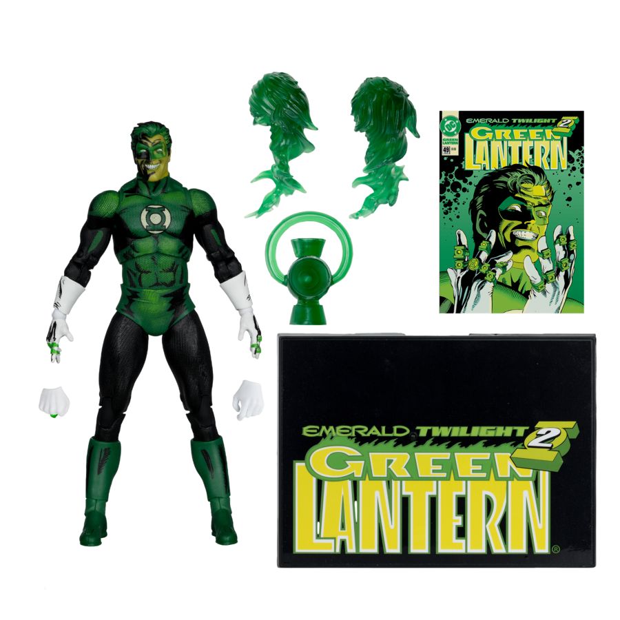 DC Multiverse - Green Lantern Emerald Twilight (Gold Label) 7" Cover Recreactions Figure