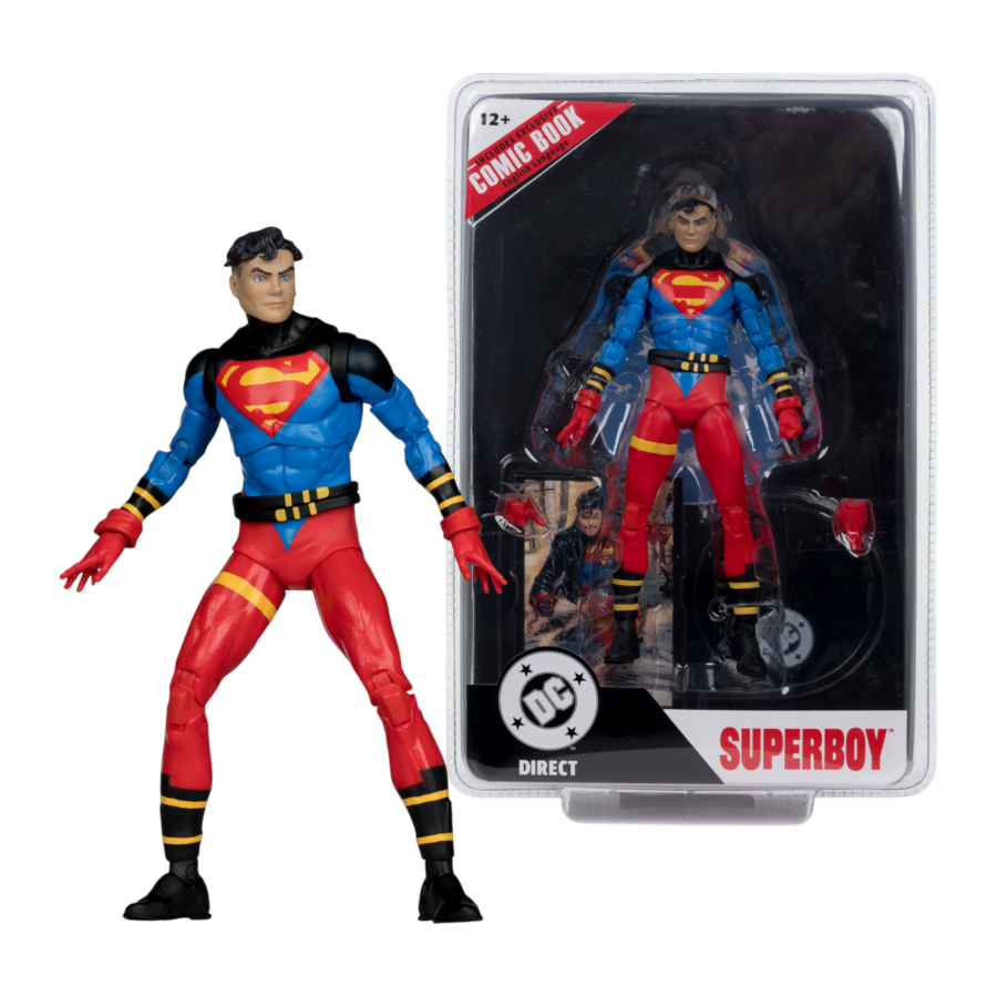 DC Comics - Superboy (with Comic) (Return Of Superman) 7" Figure