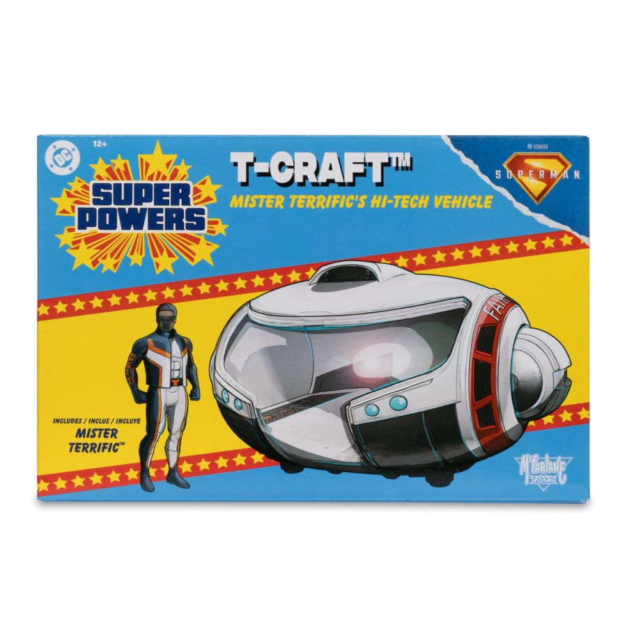 Superman (2025) - T-Craft with Mr. Terrific Super Powers Vehicles