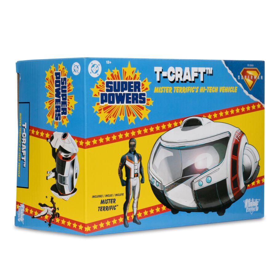 Superman (2025) - T-Craft with Mr. Terrific Super Powers Vehicles