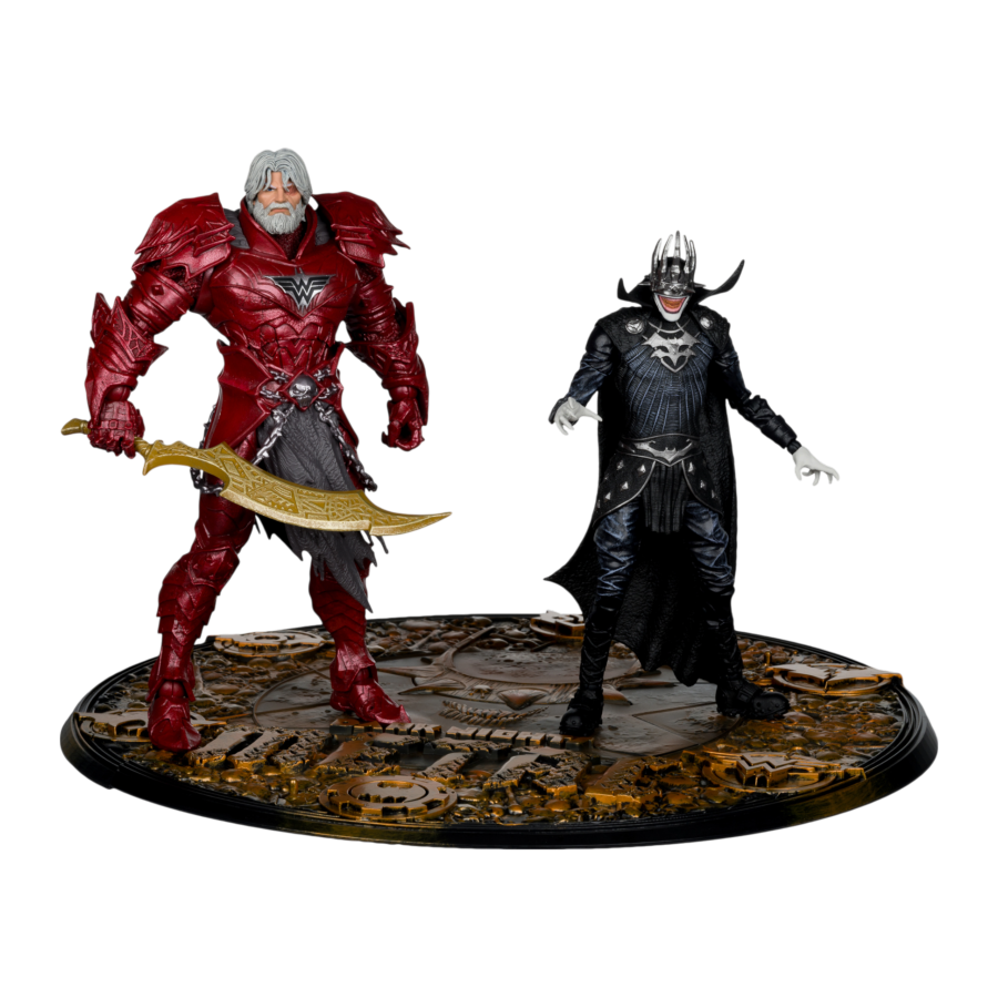 DC Comics - Batman Who Laughs #4 (Knight Armor) & The Merciless (Dark Multiverse) 2-Pack