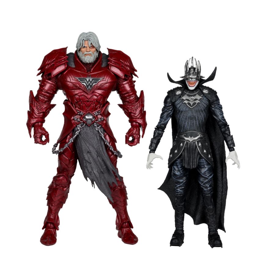 DC Comics - Batman Who Laughs #4 (Knight Armor) & The Merciless (Dark Multiverse) 2-Pack