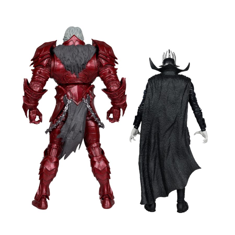 DC Comics - Batman Who Laughs #4 (Knight Armor) & The Merciless (Dark Multiverse) 2-Pack