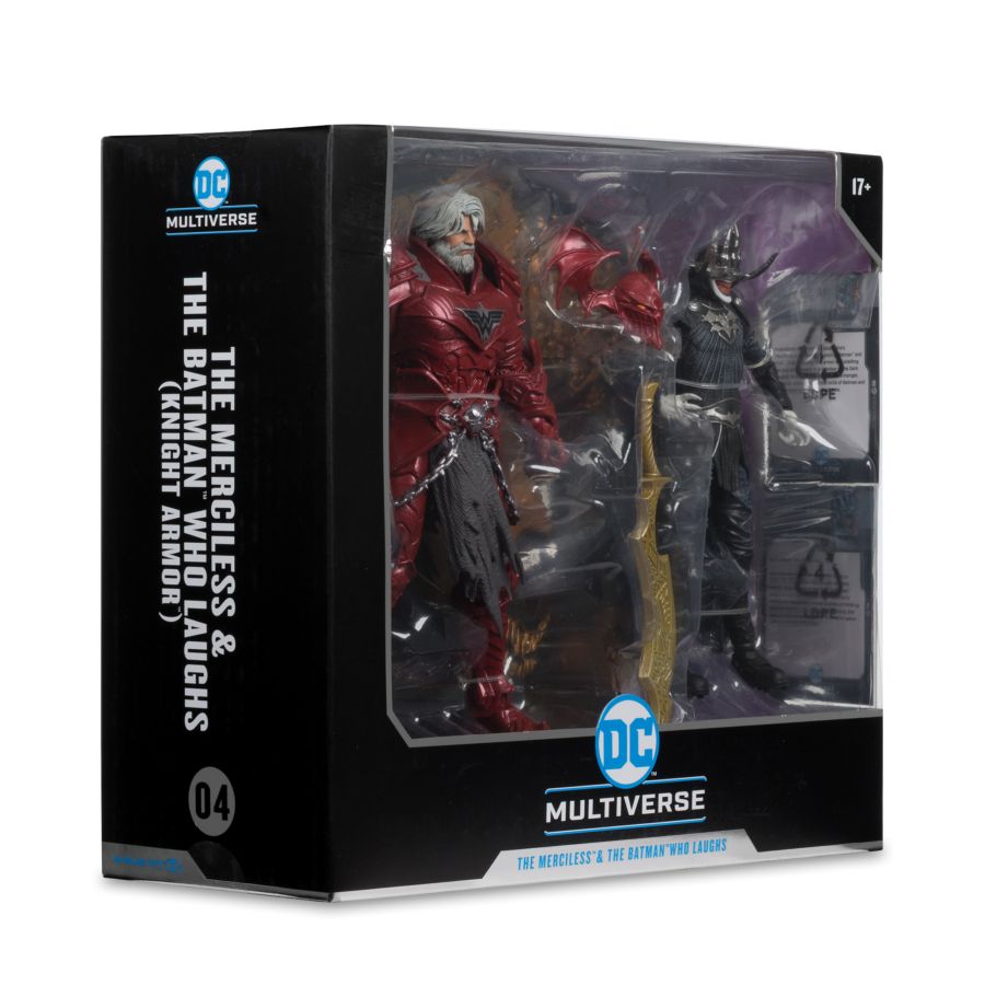 DC Comics - Batman Who Laughs #4 (Knight Armor) & The Merciless (Dark Multiverse) 2-Pack