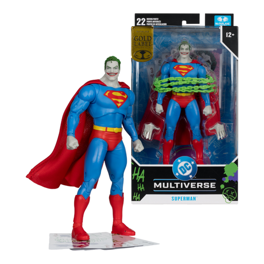 DC Multiverse - Superman Action Comics 1000/Jokerized (Gold Label) 7" Figure