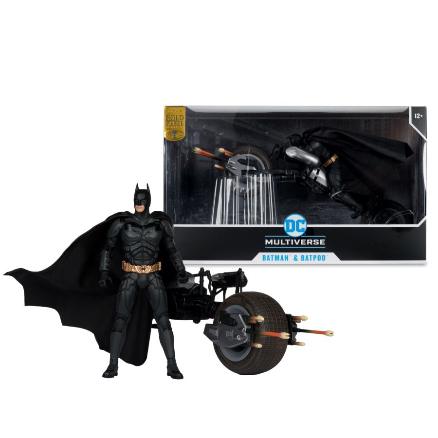 Batman Dark Knight - Batpod With Batman