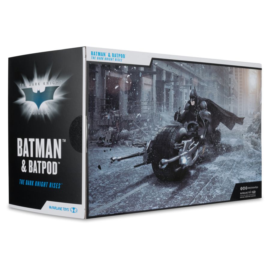 Batman Dark Knight - Batpod With Batman