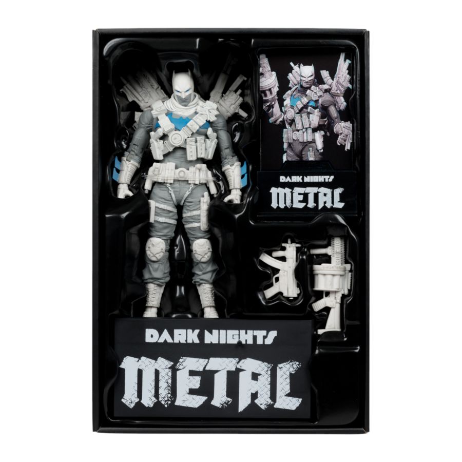 DC Multiverse - The Grim Knight B&W With Accent Gold Label 7" Figure