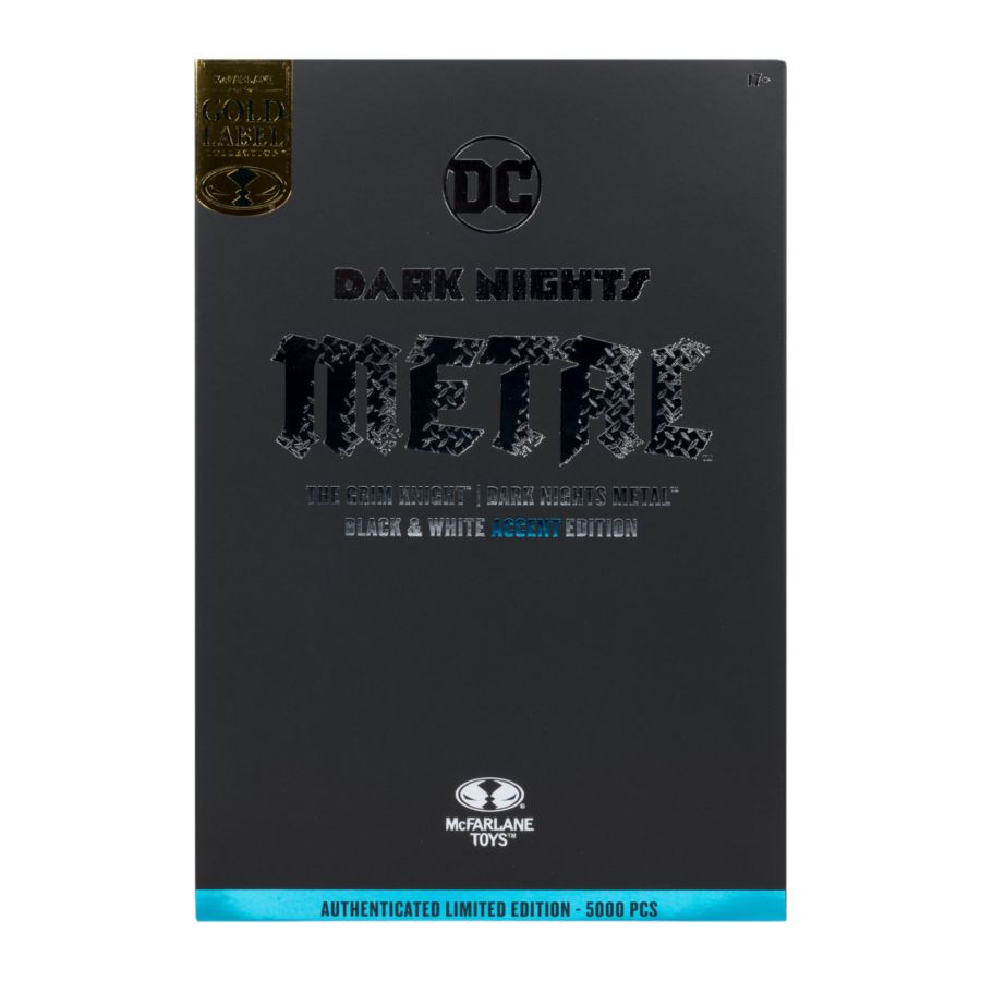 DC Multiverse - The Grim Knight B&W With Accent Gold Label 7" Figure