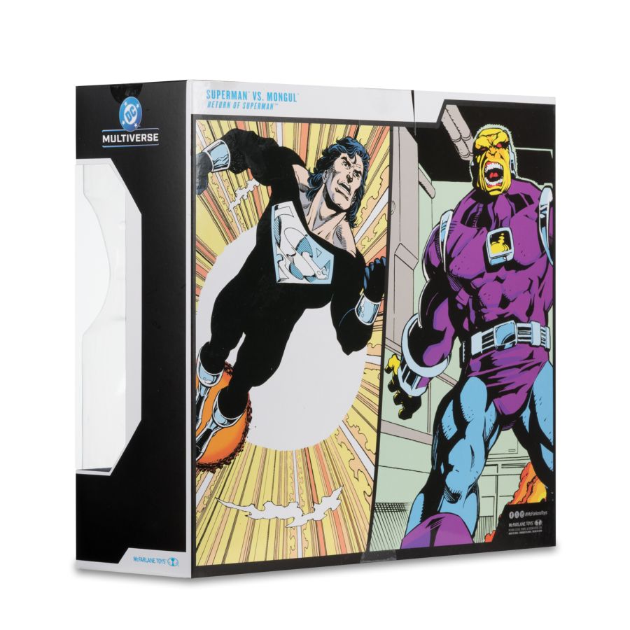 DC Multiverse - Mongul vs Kryptonian Suit Superman 7″ & MegaFig 2-Pack