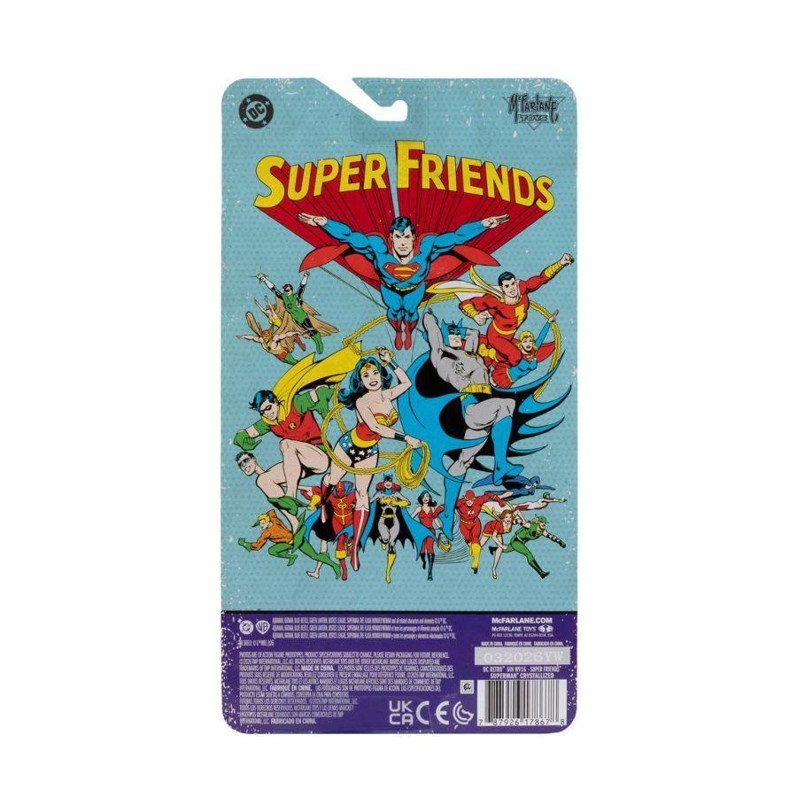 DC Comics - Superman Crystalized Retro Super Friends 6" (Chase Version) Figure