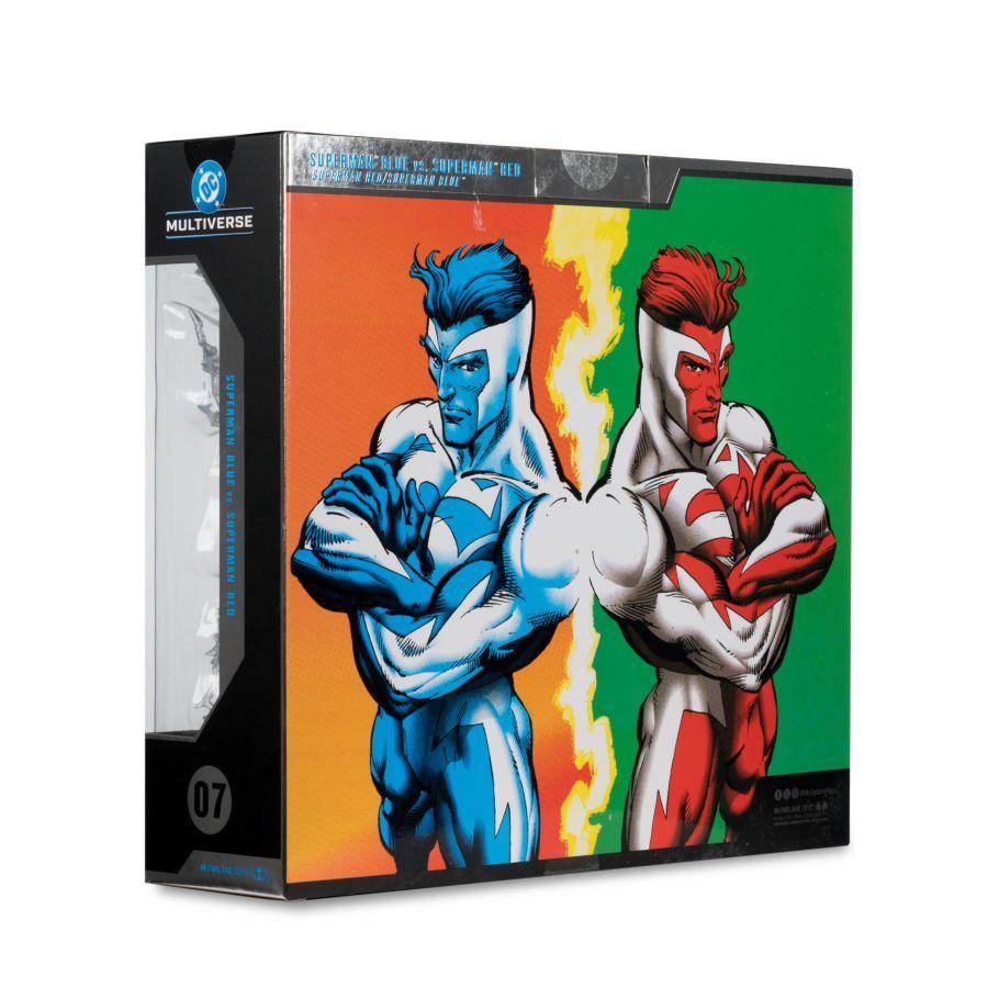DC Multiverse - Superman Red Vs Superman Blue (Gold Label) Collector Edition 2-Pack