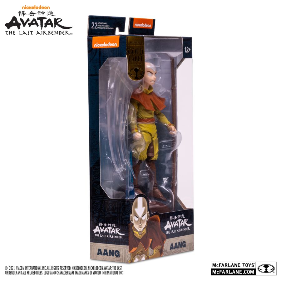 Avatar: The Last Airbender - Aang Avatar State Gold 7" Figure