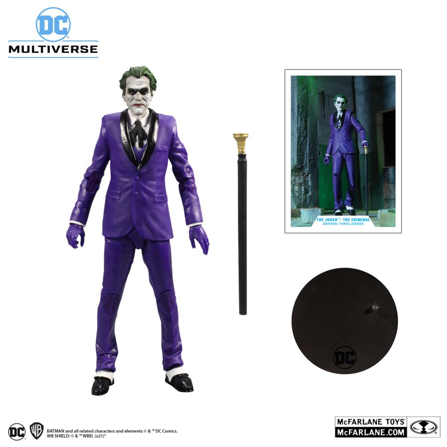 DC - Joker Classic Three Jokers 7" Figure
