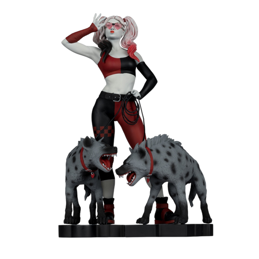 DC Comics - Harley Quinn "Red, White & Black" Resin Statue