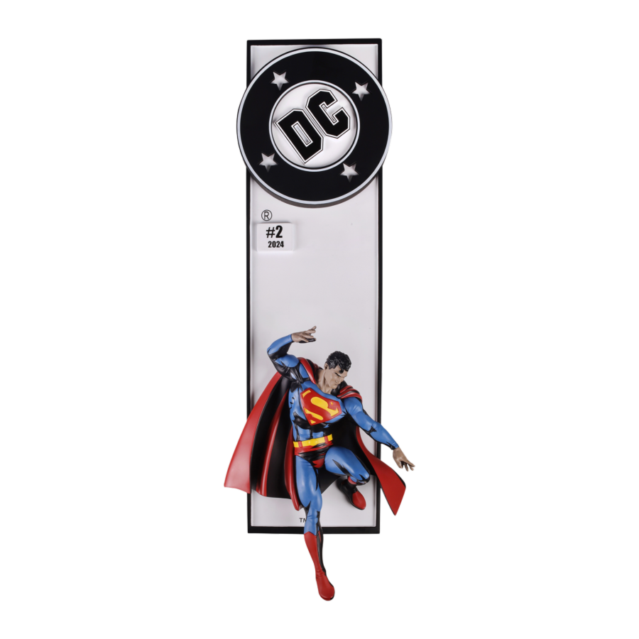 DC Comics - Superman Comic Corner Box 1:10 Scale Resin Wall Art Statue