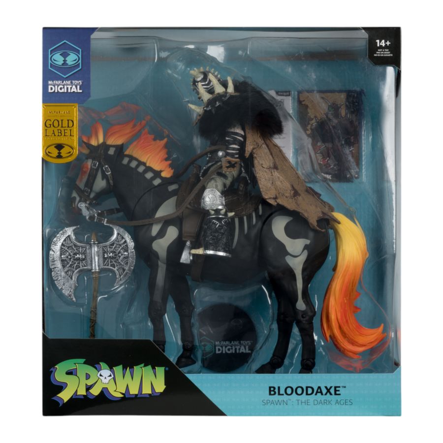 Spawn - Bloodaxe "Spawn The Dark Ages" 2PK Gold Label 7" Figure