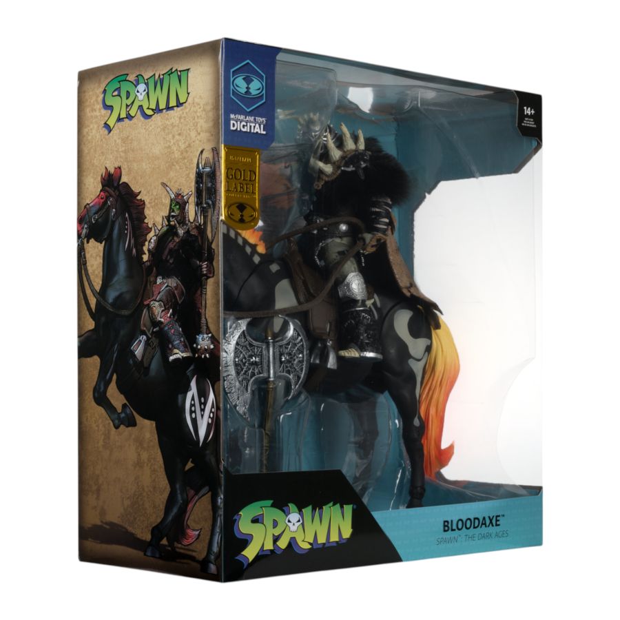 Spawn - Bloodaxe "Spawn The Dark Ages" 2PK Gold Label 7" Figure