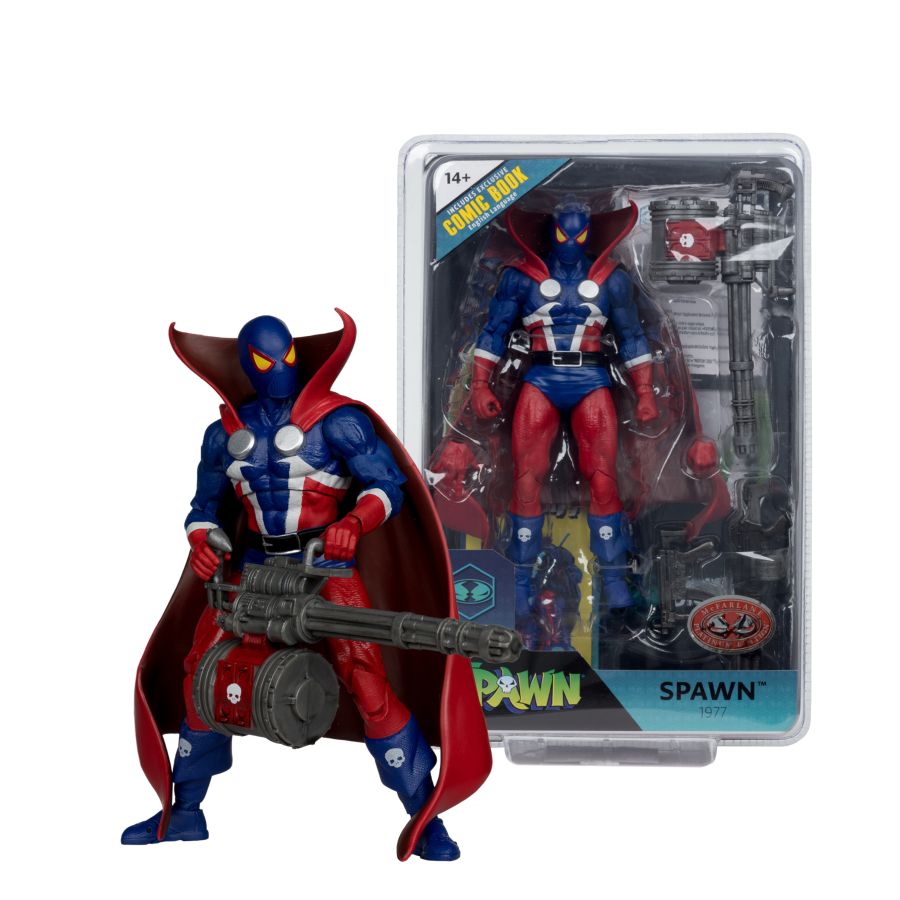 Spawn - 1977 Spawn (with Comic) 7" Action Figure Assortment