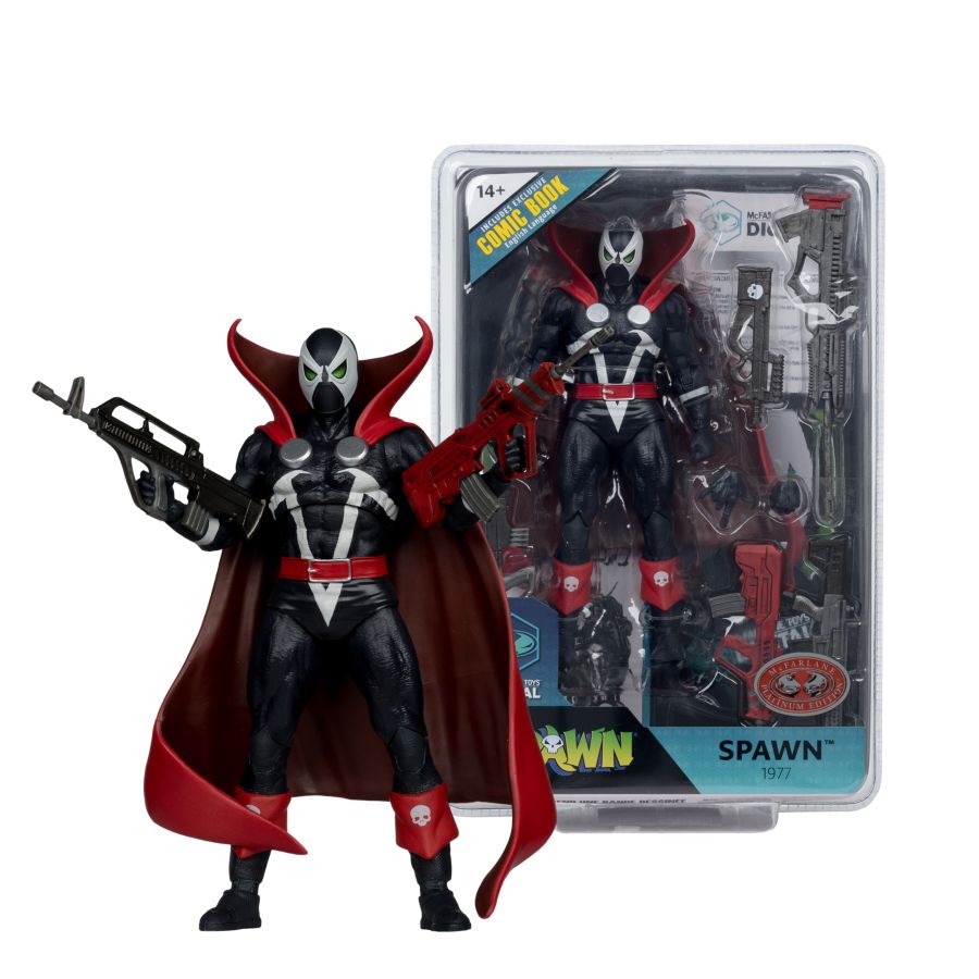 Spawn - 1977 Spawn (with Comic) 7" Action Figure Assortment