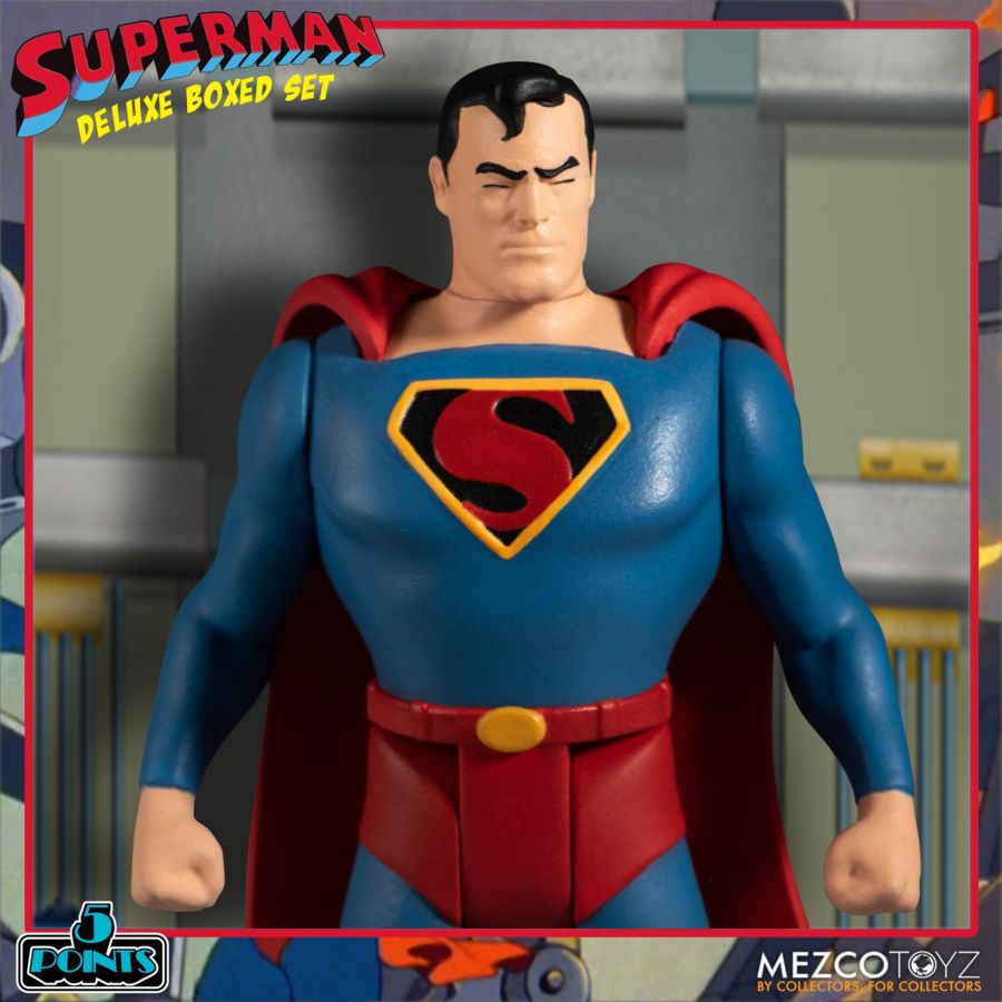 Superman The Animated Series - Mechanical Monsters 5 Points Action Figure Deluxe Box Set