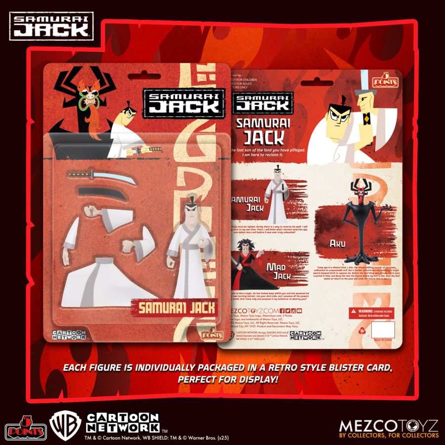 Samurai Jack - 5 Points Figure Assortment