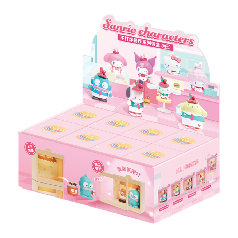 Sanrio - 24-hr Restaurant Mini Box Max (Display of 8)