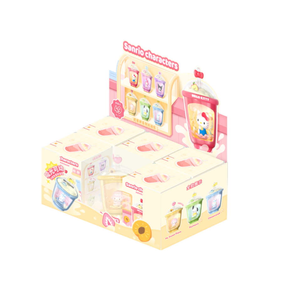 Hello Kitty - Milk Tea Cup Series Moetch Light-up Toy (Display of 6)