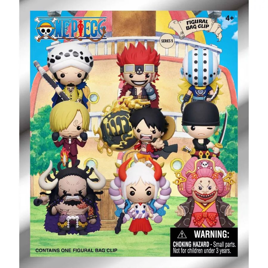 One Piece - 3D PVC Bag Clips Blind Bag Series 5 (Display of 24)