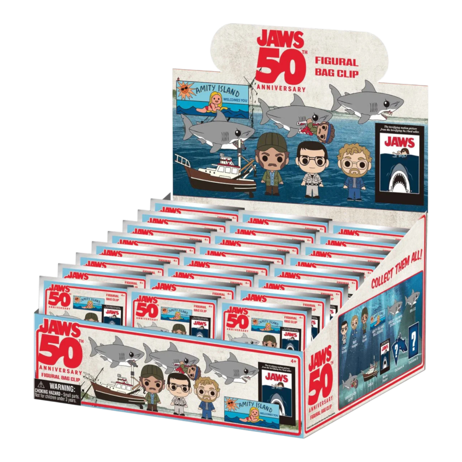 Jaws - Jaws 50th Anniversary Bag Clip Blind Bag (Display of 24)