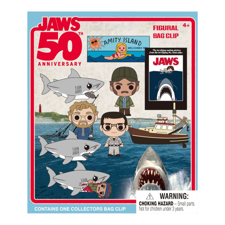Jaws - Jaws 50th Anniversary Bag Clip Blind Bag (Display of 24)