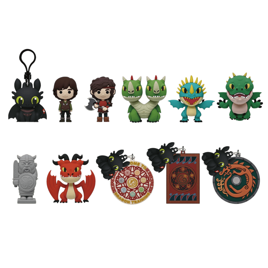 How to Train Your Dragon (2025) - 3D PVC Bag Clips Series 2 Blind Bag (Display of 24)