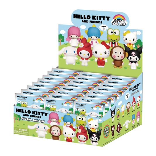 Hello Kitty - 3D Foam Bag Clips Series 2 Blind Bag (Display of 24)