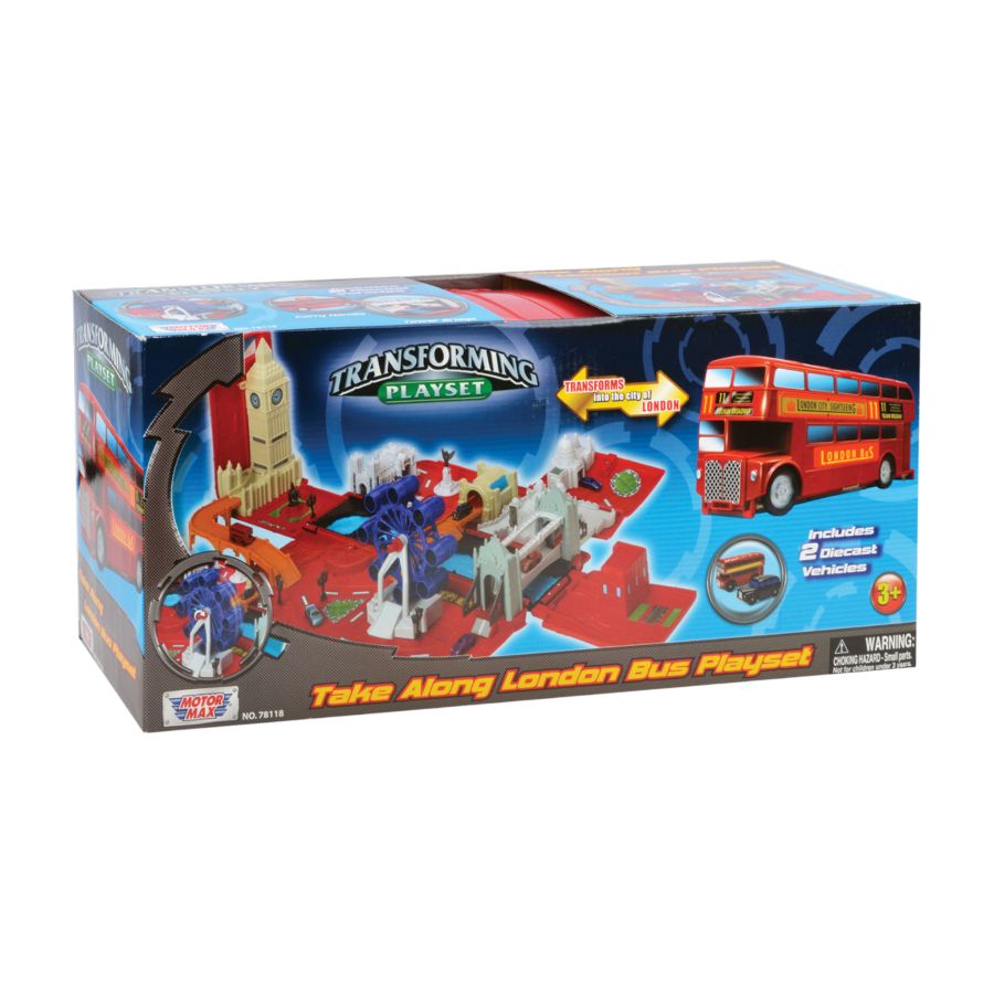 Transforming Playset - Take Along London Bus Playset