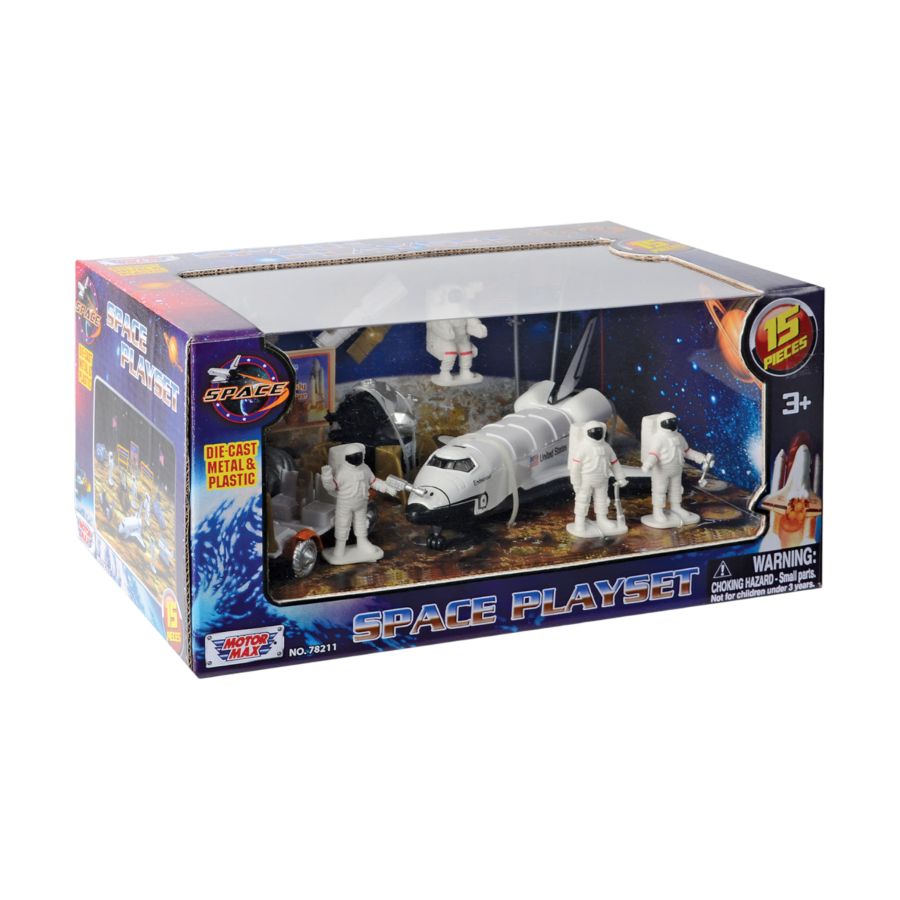 Playsets - US Space Shuttle Endeavor & Astronaut Set (15 Pieces)