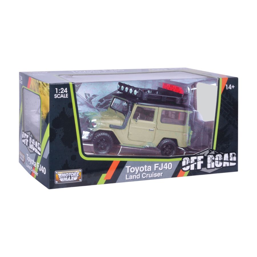 Off Road - 1:24 Toyota FJ Land Cruiser (Beige) Die-Cast Vehicle
