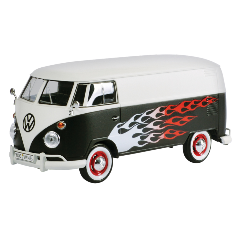 Volkswagen Collection - 1:24 Scale Volkswagen Type 2 (T1) Delivery Van Hot Rod (2 Tone)