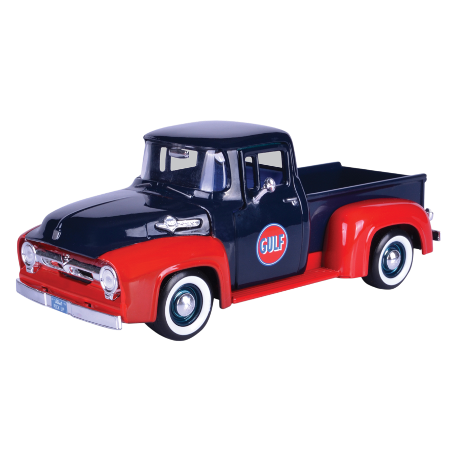 Gulf Collection - 1:24 Scale 1956 Ford F-100 Pickup With Gulf Livery