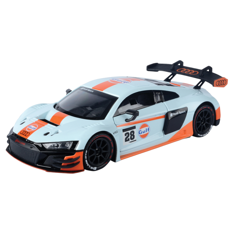 Gulf Collection - 1:24 Scale Audi R8 Lms GT3 With Gulf Livery